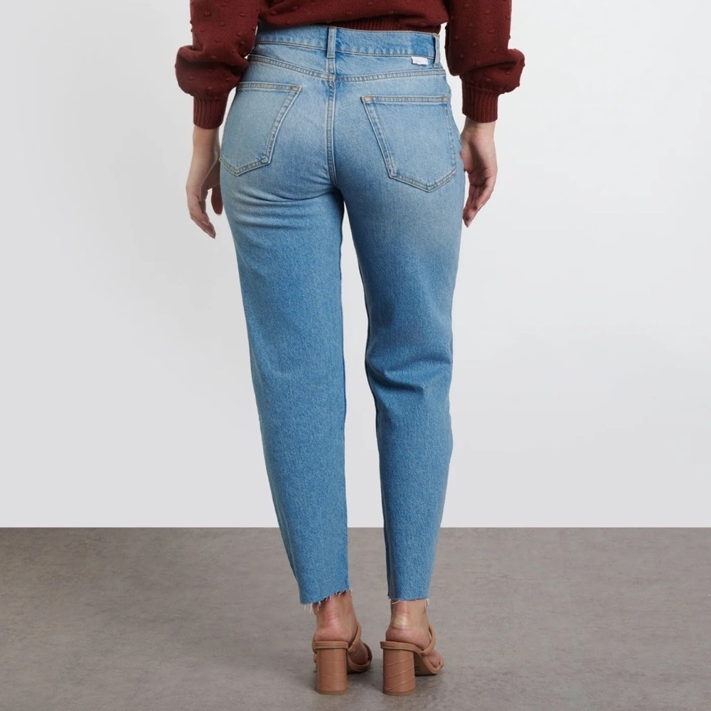 Boyish The Tommy Stretch High Rise Straight Jeans In Eternal Sunshine Size 27 - Picture 2 of 10